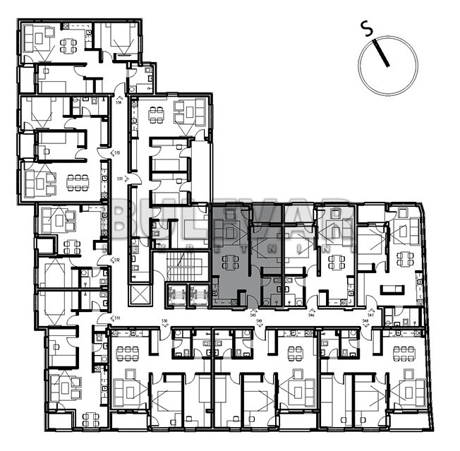 Dvosoban stan Dom zdravlja 44,2m², 5 sprat — slika 18