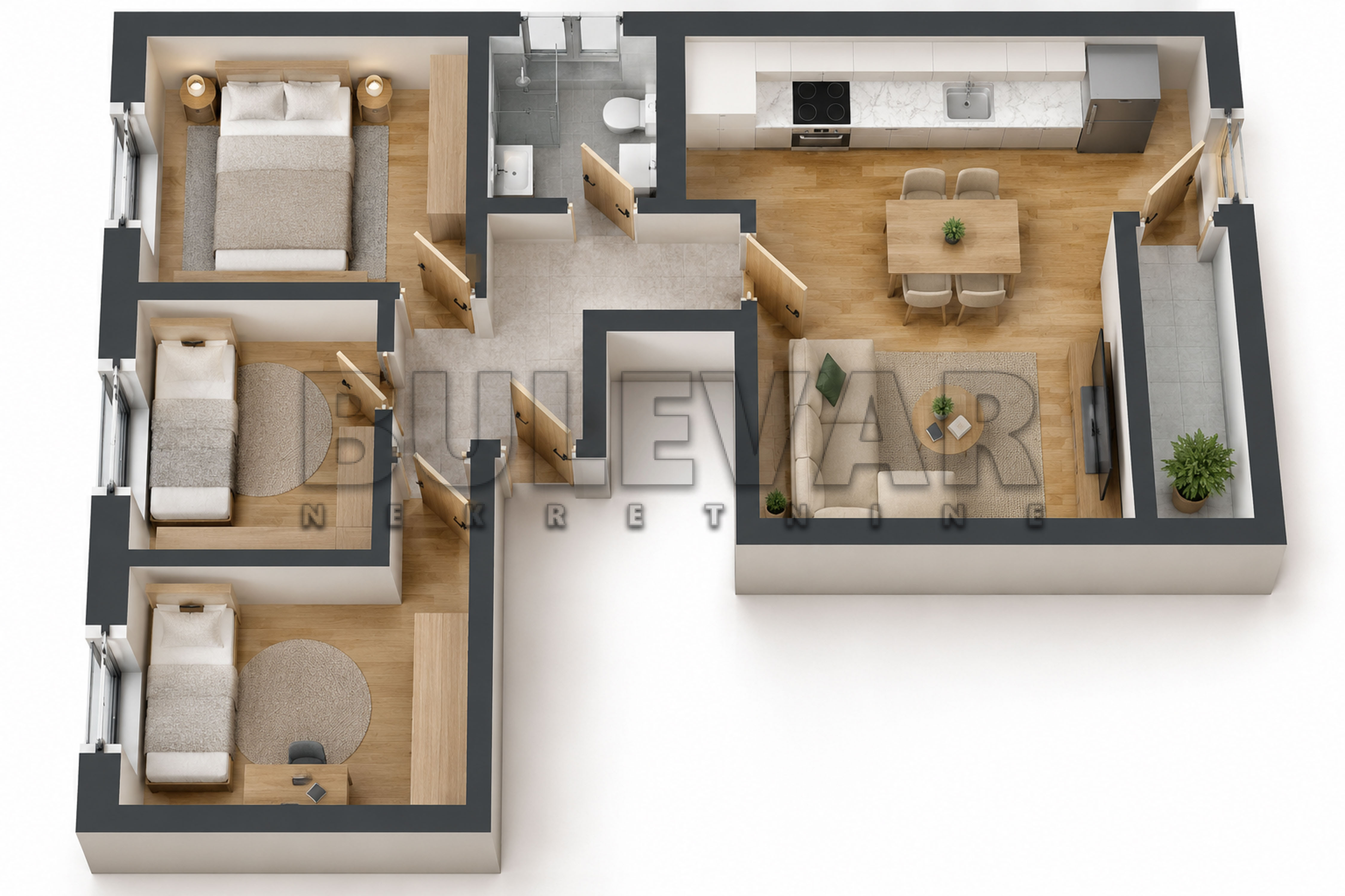 Četvorosoban stan Palilula 75m², 1 sprat — slika 78