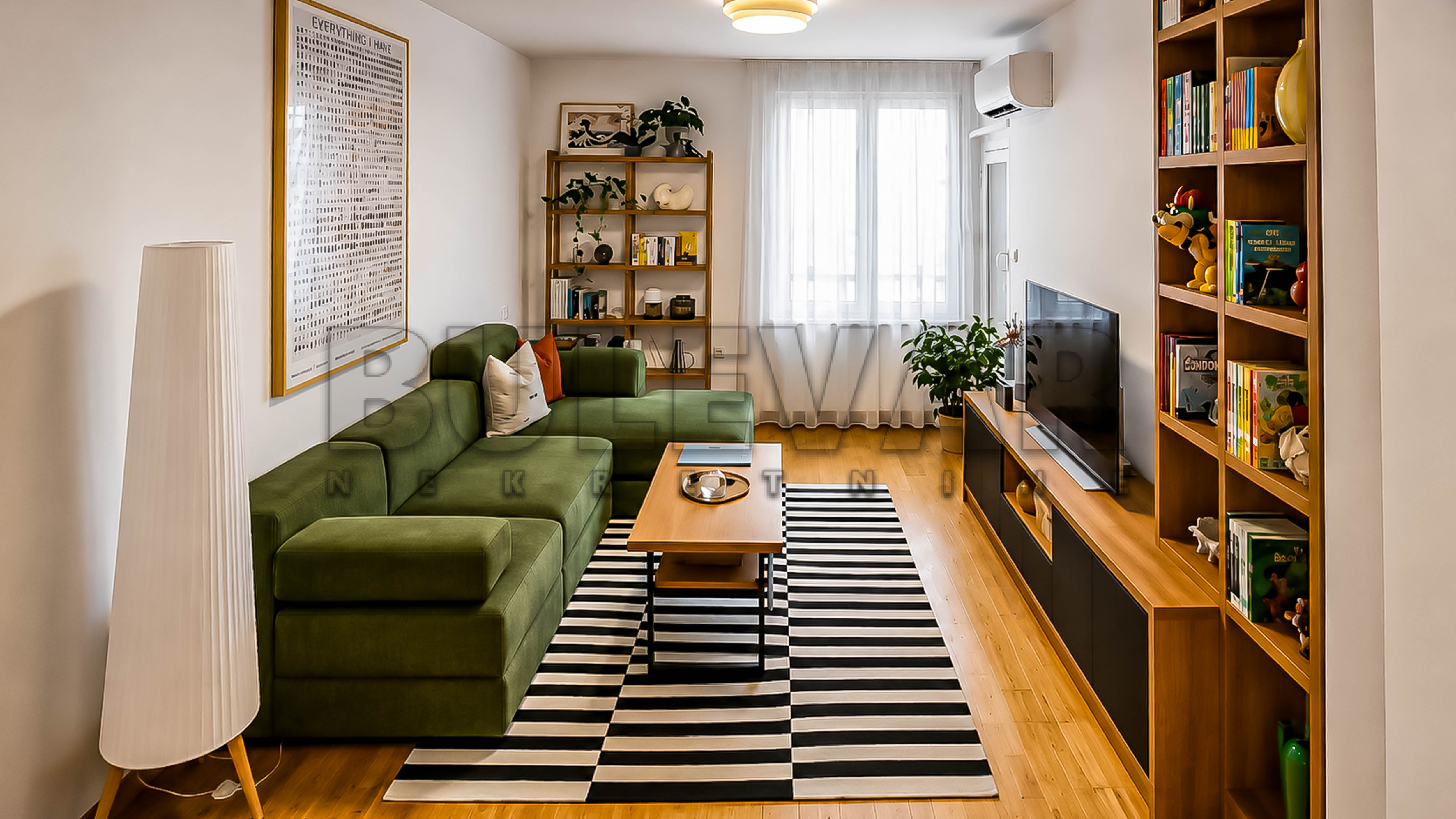 ODLIČAN 2.5 STAN, 62M2, II SPRAT, TA, NAMEŠTEN, PANTELEJ, SA GARAŽOM - Pantelej(Niš) - 62.00m² - 135.000€