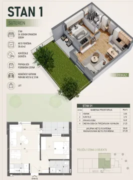 Palilula — Apelovac zona Niš — Jednoiposoban u izgradnji