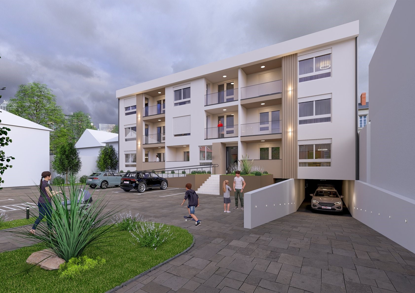 Dvosoban stan, novogradnja, Bubanj - Ledena Stena, prizemlje, 54,08 m2 - Ledena stena - 52.22m² - 105.484€