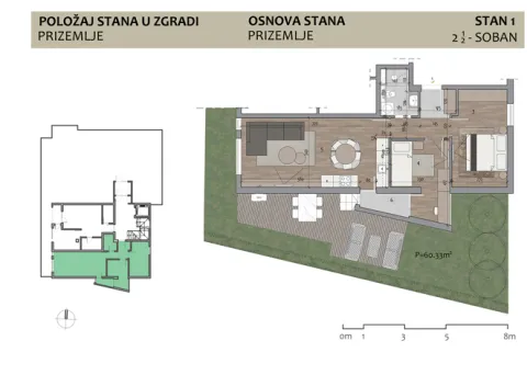 Novogradnja Duvanište kod škole Dušan Radović Niš — fotografija dvoiposoban 3